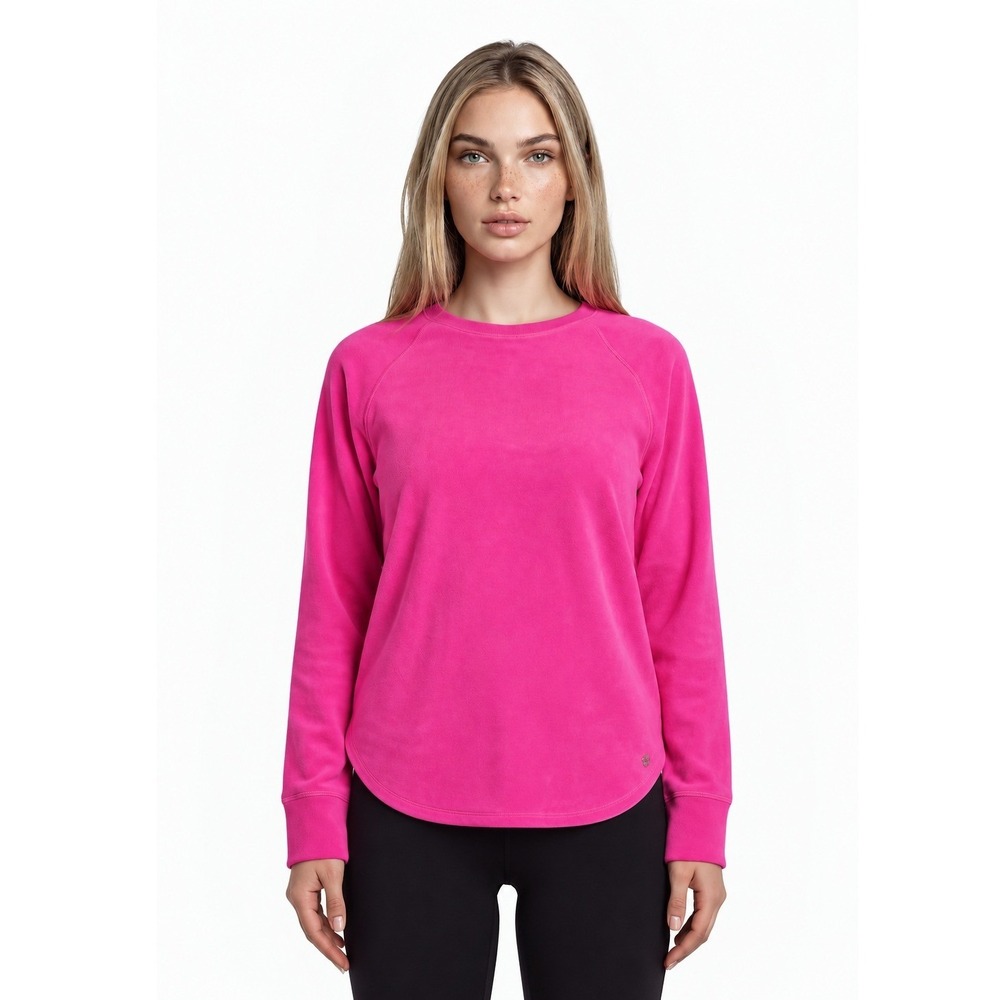 Lilly Pulitzer Luxletic Pink Top Women's Size Medium Long Sleeve Thumbhole Yoga